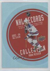 Mark Messier [Platinum] #RB-8 Hockey Cards 2021 Upper Deck Record Collections Prices