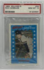 Rich Gossage #32 Baseball Cards 1982 Kellogg's Prices