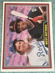 Best Hitters [G. Brett, R. Carew] Baseball Cards 1981 Donruss Prices