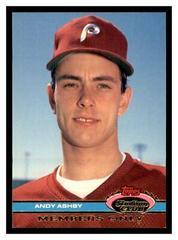 Andy Ashby Baseball Cards 1991 Stadium Club Members Only Prices