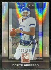 Andre Woodson [Autograph] #104 Football Cards 2008 Panini Donruss Elite Prices
