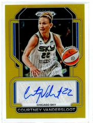 Courtney Vandersloot [Gold] #SG-CVS Basketball Cards 2022 Panini Prizm WNBA Signatures Prices
