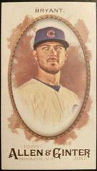 Kris Bryant [Mini No Number] Baseball Cards 2017 Topps Allen & Ginter Prices