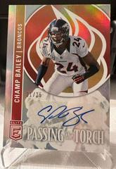 Champ Bailey #PTT-9 Football Cards 2023 Panini Donruss Elite Passing the Torch Signatures Prices