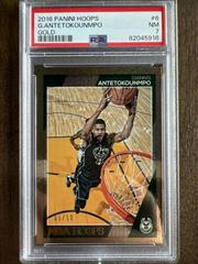 Giannis Antetokounmpo [Gold] #6 Basketball Cards 2016 Panini Hoops Prices
