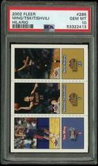 Ming, Tskitishvili, Hilario Basketball Cards 2002 Fleer Prices