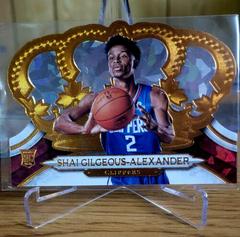 Shai Gilgeous Alexander [Crystal Gold] Basketball Cards 2018 Panini Crown Royale Prices