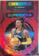Ja Morant [Red Flood] #2 Basketball Cards 2021 Panini Obsidian Supernova Prices