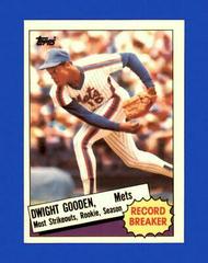 Dwight Gooden Baseball Cards 1985 Topps Tiffany Prices