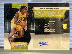 Brice Sensabaugh [Black] #27 Basketball Cards 2023 Panini Prizm Fast Break Rookie Autograph Prices