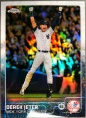 Derek Jeter [Refractor] #1 Baseball Cards 2015 Topps Chrome Prices