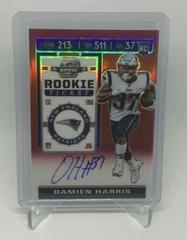 Damien Harris [Autograph Red] #106 Football Cards 2019 Panini Contenders Optic Prices