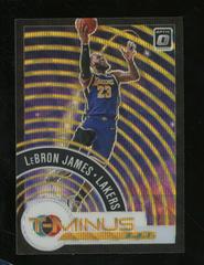 LeBron James [Gold Wave] Basketball Cards 2021 Panini Donruss Optic T Minus 3 2 1 Prices