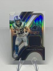 Christian McCaffrey [White Prizm] Football Cards 2020 Panini Select Swatches Prices