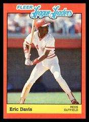 Eric Davis Baseball Cards 1989 Fleer League Leaders Prices