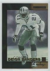Deion Sanders Football Cards 1996 Panini Score Board NFL Lasers Prices