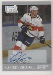 Carter Verhaeghe [Autograph] #A-3 Hockey Cards 2021 Ultra 30th Anniversary Prices