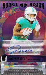 Jaylen Waddle [Black] Football Cards 2021 Panini Illusions Rookie Vision Signatures Prices