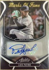Luis Patino #MOF-LP Baseball Cards 2022 Panini Absolute Marks of Fame Autographs Prices