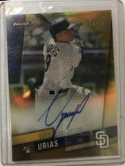 Luis Urias #FA-LU Baseball Cards 2019 Topps Finest Autographs Prices