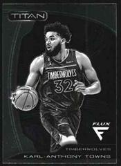 Karl Anthony Towns #4 Basketball Cards 2022 Panini Flux Titan Prices