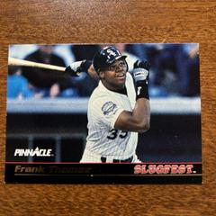 Frank Thomas Baseball Cards 1992 Pinnacle Slugfest Prices