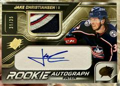 Jake Christiansen [Patch] Hockey Cards 2022 SPx Rookie Autographs Prices