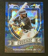 Fernando Tatis Jr. [Blue Ice] #5 Baseball Cards 2021 Panini Chronicles Crusade Prices