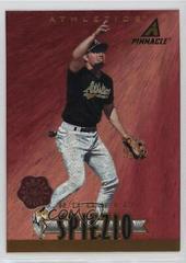 Scott Spiezio #164 Baseball Cards 1997 New Pinnacle Prices
