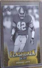 Ronnie Lott [Gold] #97 Football Cards 2020 Leaf Draft Prices