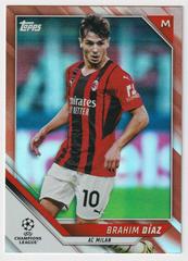 Brahim Diaz [Red] Soccer Cards 2021 Topps UEFA Champions League Prices