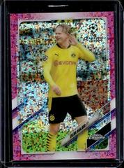 Erling Haaland [Pink Mini Diamond] #49 Soccer Cards 2020 Topps Chrome UEFA Champions League Prices