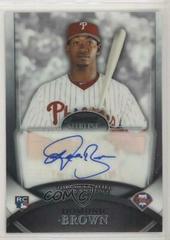Domonic Brown [Autograph] #36 Baseball Cards 2010 Bowman Sterling Prices