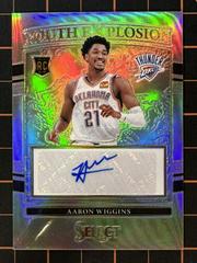 Aaron Wiggins Basketball Cards 2021 Panini Select Youth Explosion Signatures Prices