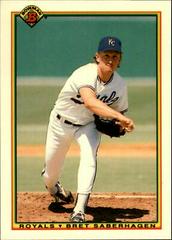 Bret Saberhagen #364 Baseball Cards 1990 Bowman Tiffany Prices