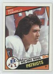 Rich Camarillo Football Cards 1984 Topps Prices
