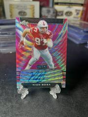 Nick Bosa [Pink Wave] Football Cards 2019 Leaf Metal Draft Autographs Prices