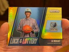 JA Morant [Gold Prizm] #2 Basketball Cards 2019 Panini Prizm Luck of the Lottery Prices