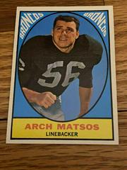 Arch Matsos #37 Football Cards 1967 Topps Prices