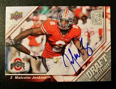 Malcolm Jenkins [Autograph Silver] #71 Football Cards 2009 Upper Deck Draft Edition Prices