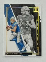 Justin Herbert [Gold] #74 Football Cards 2022 Panini Impeccable Prices