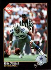 Tony Casillas #182 Football Cards 1992 Collector's Edge Prices