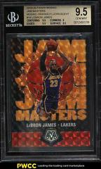LeBron James [Orange Fluorescent] #16 Basketball Cards 2019 Panini Mosaic Jam Masters Prices