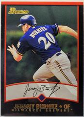 Jeromy Burnitz #98 Baseball Cards 2001 Bowman Gold Prices