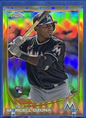 Marcell Ozuna [Gold Refractor] #MB-35 Baseball Cards 2013 Topps Chrome Update Prices