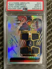 Jimmy Garoppolo [Autograph Quad Jersey] #223 Football Cards 2014 Panini Absolute Prices