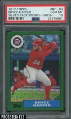 Bryce Harper [Green] Baseball Cards 2017 Topps Silver Pack Promo Prices