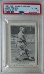 Amos Strunk Baseball Cards 1921 E121 American Caramel Series of 80 Prices
