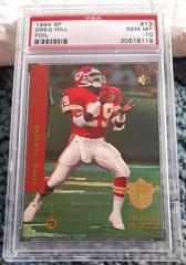 Greg Hill [Foil] #13 Football Cards 1994 SP Prices