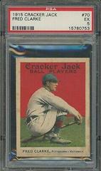Fred Clarke #70 Baseball Cards 1915 Cracker Jack Prices